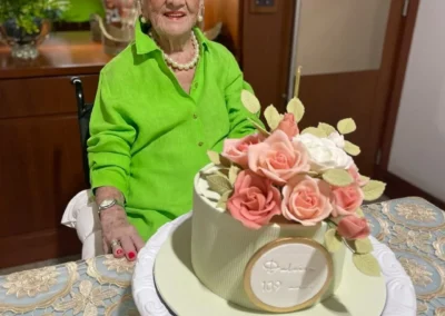 On her 109th birthday.