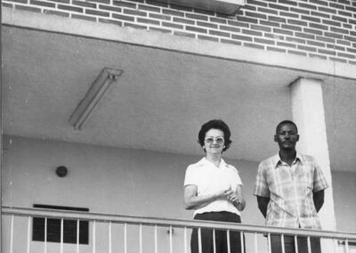 Dalcisa as the principal of the former Administração do Porto de Vitória (APV) school. (Source: suport-es.org.br)