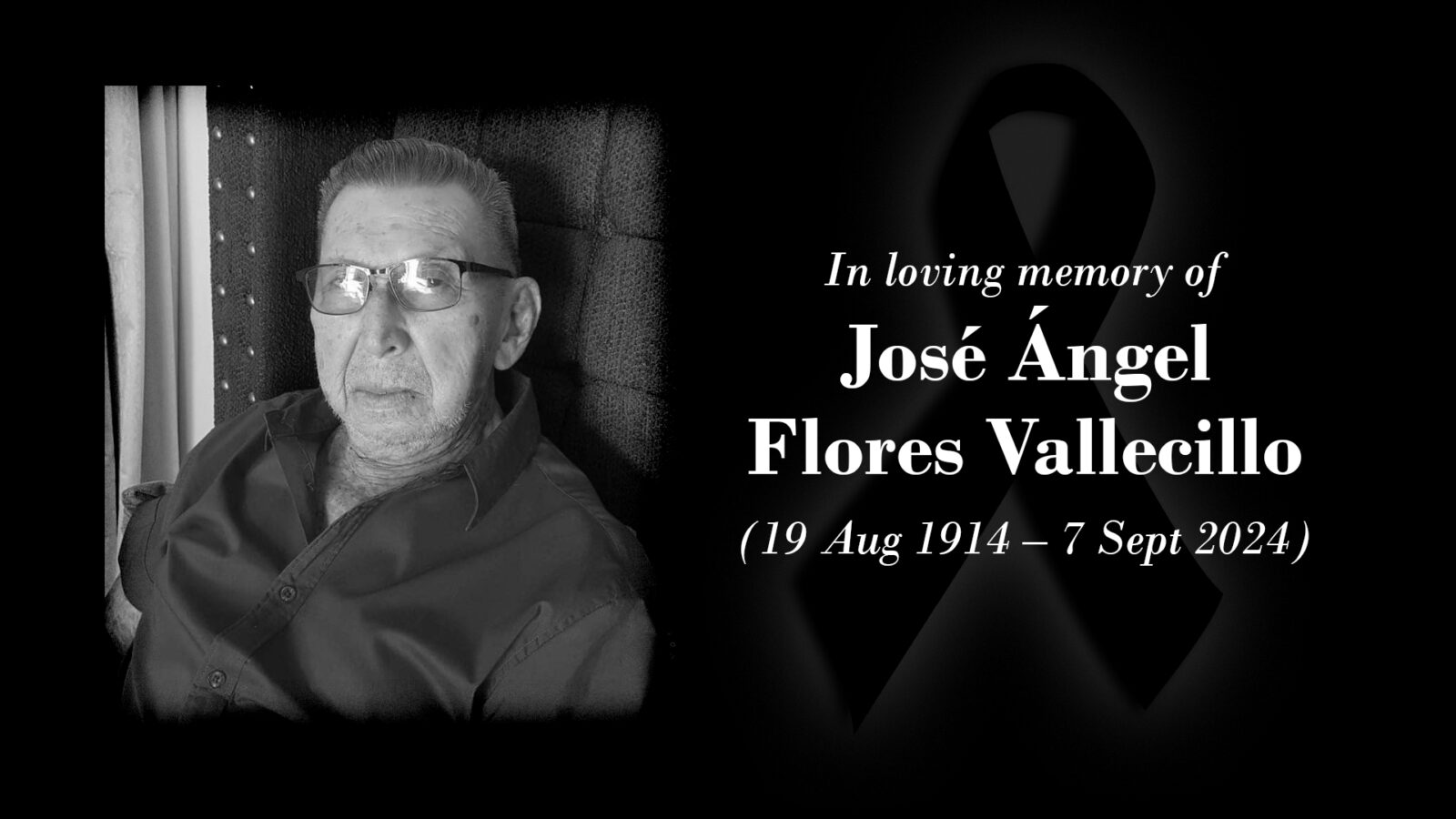 Doyen of Honduras, José Ángel Flores Vallecillo, dies at 110 (Photo source: Taulabe Taulabe)
