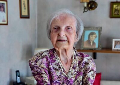 On her 108th birthday. (Source: Corriere Milano)