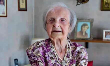 On her 108th birthday. (Source: Corriere Milano)