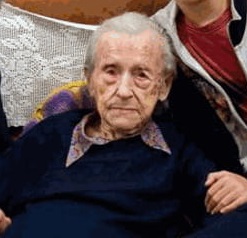 On her 110th birthday. (Source: La Stampa)