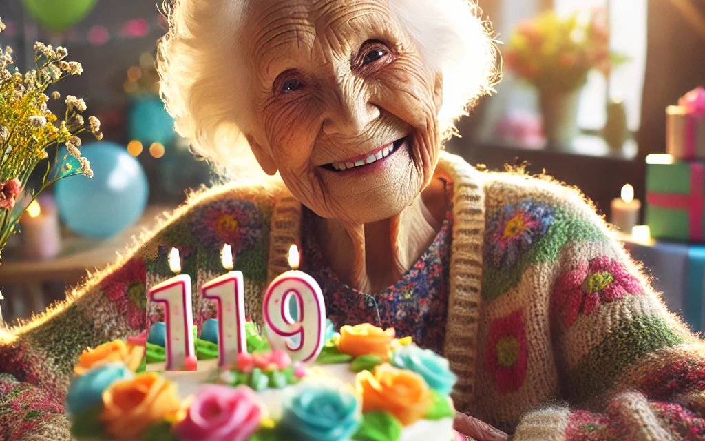 The Phenomenon of AI Generated Supercentenarian Birthday Posts