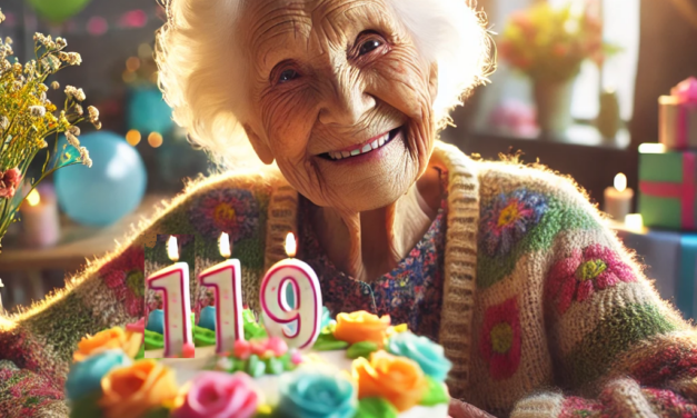 The Phenomenon of AI Generated Supercentenarian Birthday Posts