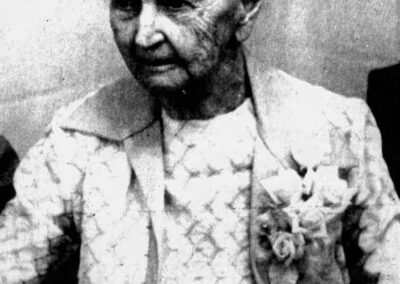 On her 100th birthday. (Source: The Kellogg Evening News)