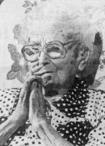 At the age of 110. (Source: Evansville Courier and Press)