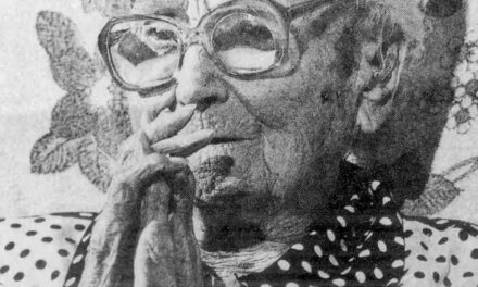 At the age of 110. (Source: Evansville Courier and Press)