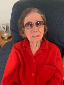 Shortly before her 110th birthday. (Source: San Gabriel Valley Tribune)