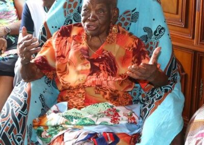 On her 108th birthday. (Source: France-Antilles Guadeloupe)