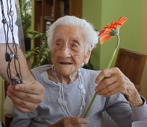 At the age of 110. (Source: YouTube)