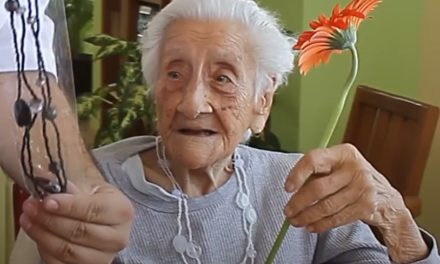At the age of 110. (Source: YouTube)