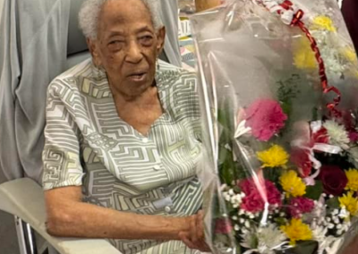 On her 110th birthday. (Source: Facebook)