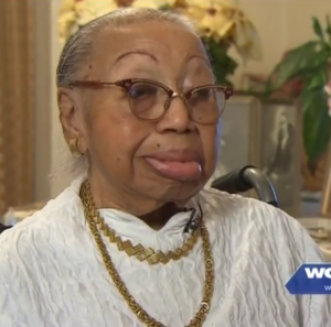 In February 2012, aged 111. (Source: WGN-TV)