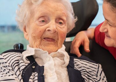 On her 112th birthday in July 2026. (Source: DRK Kreisverband Leipzig-Land e.V. )
