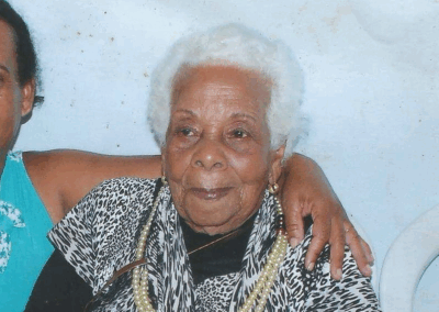 On 11 November 2012, aged 102. (Source: Courtesy of the family)