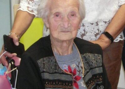 On her 109th birthday. (Source: Vosges Matin)
