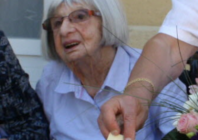 On her 109th birthday. (Source: Le Progrès)