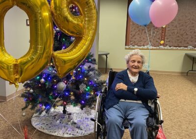 On her 109th birthday. (Source: Mohawk Valley Health System)