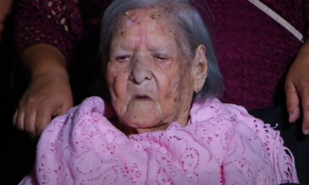 In October 2018, aged 110. (Source: Noticias 28 NL)