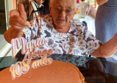 On her 108th birthday. (Source: Courtesy of the family)