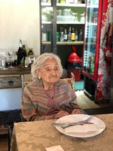On her 112th birthday. (Source: Courtesy of the family)