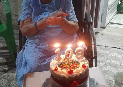 On her 109th birthday.