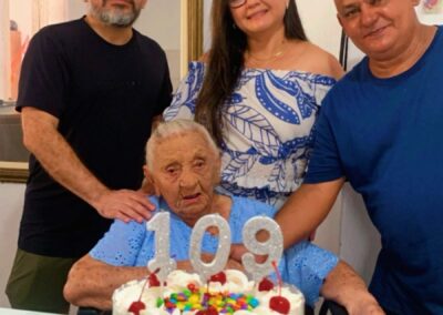 On her 109th birthday.
