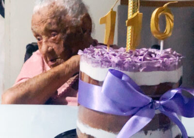 On her 110th birthday in May 2026.