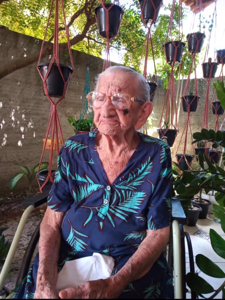 Maria José de Vasconcelos at the age of 105. (Source: Courtesy of the family)