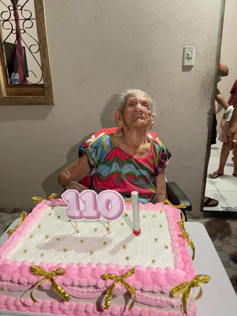 On her 110th birthday.
