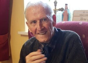 On his 107th birthday. (Source: Galway Beo)