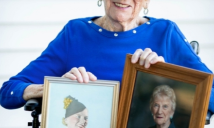 On her 108th birthday. (Source: Patch)