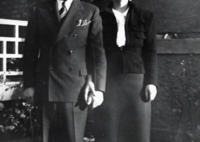With her husband. (Source: YouTube/Stephen Wright)