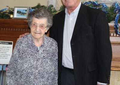 On her 107th birthday. (Source: Town of LaSalle)