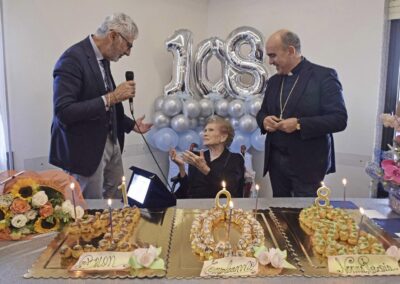 On her 108th birthday. (Source: Gazzetta del Sud)