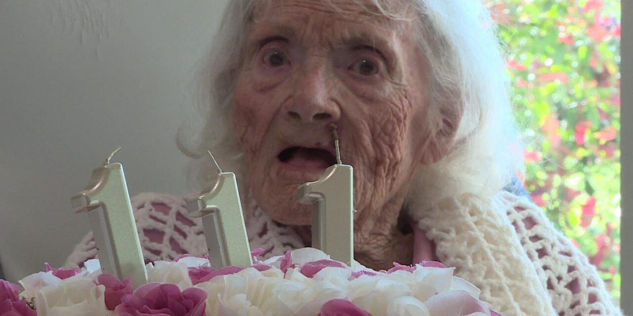 Frenchwoman Samuele Goustille Celebrates her 111th Birthday