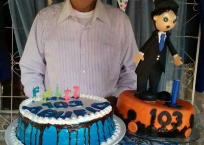 On his 103rd birthday. (Source: Noticiero Paraguay)