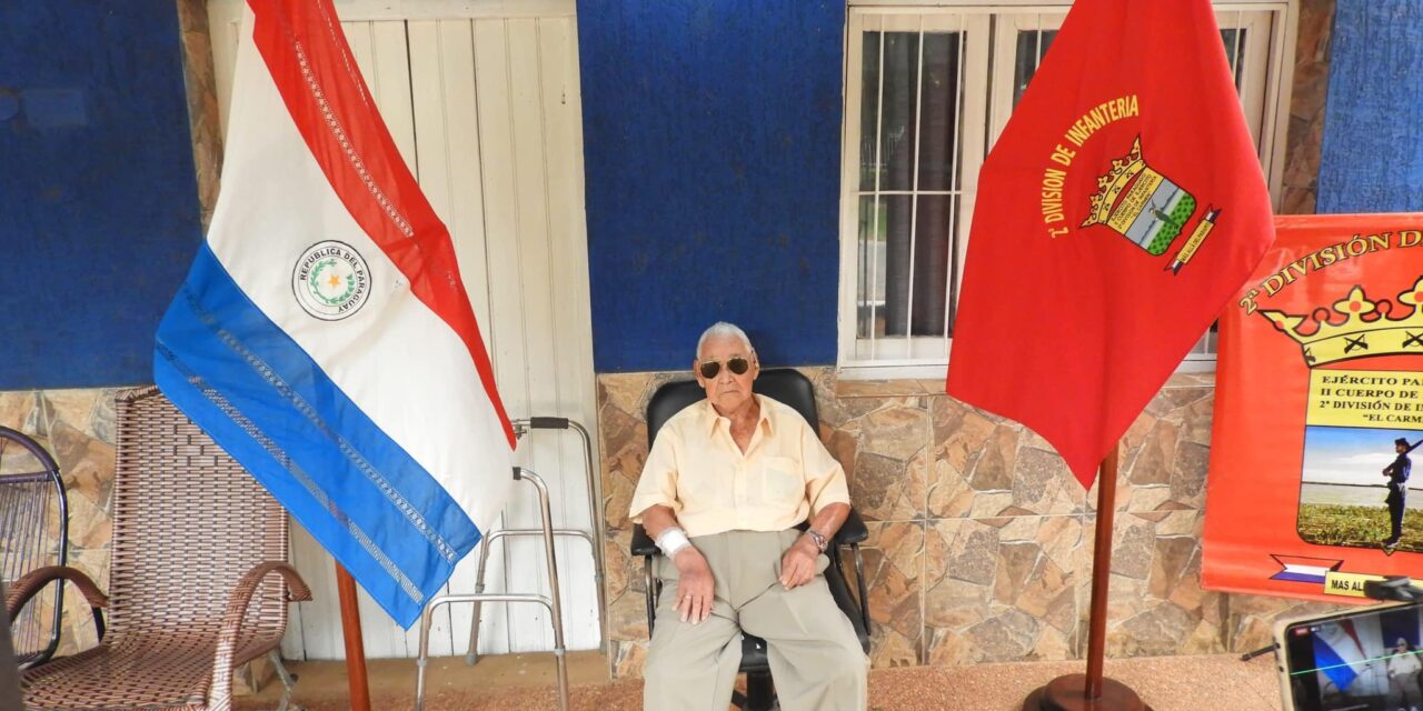 Chaco War veteran, Paraguayan Virgilio Dávalos Rey, turns 110