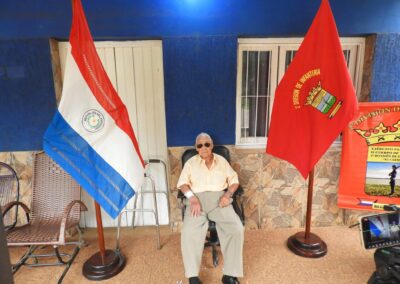 On his 110th birthday. (Source: Ejército Paraguayo)