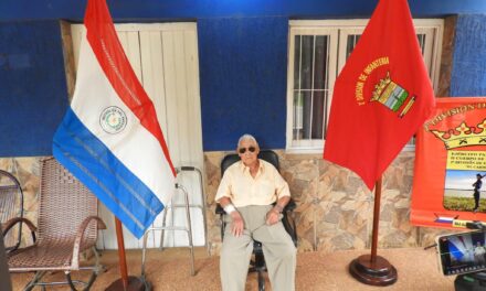 On his 110th birthday. (Source: Ejército Paraguayo)