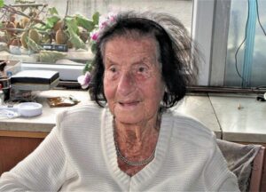 On her 110th birthday. (Source: Badische Neueste Nachrichten)