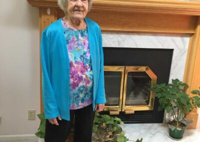 On her 103rd birthday. (Source: Courtesy of the family)