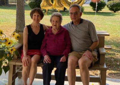 On her 110th birthday. (Source: Courtesy of the family)