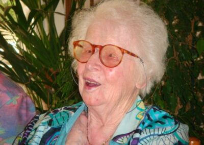 At the age of 100. (Source: Le blog de Jean François Duchamp)