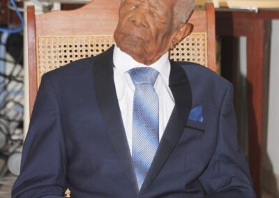 On her 110th birthday. (Source: Mairie du Lamentin-Martinique)