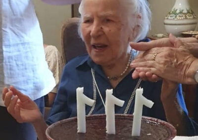 On her 111th birthday. (Source: Supercentenari d'Italia)