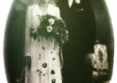 On her wedding day in 1934. (Source: klikk.no)