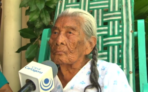 In July 2016, aged 106. (Source: Canal Cartagena)