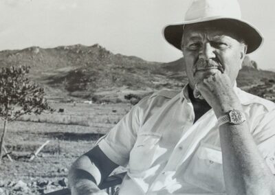 Spencer during the filming of Cry Freedom in Zimbabwe, 1986. (Source: The Guardian)