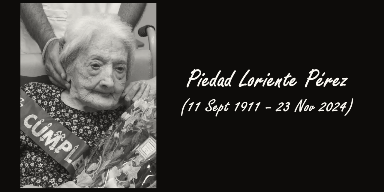 Piedad Loriente Pérez, Doyenne of Spain, dies at 113